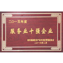 服務(wù)業(yè)十強(qiáng)企業(yè)